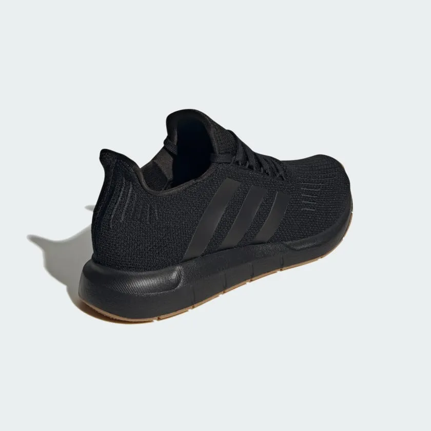 ADIDAS HERREN SWIFT RUN SCHWARZ/GUMMI LAUFSCHUHE