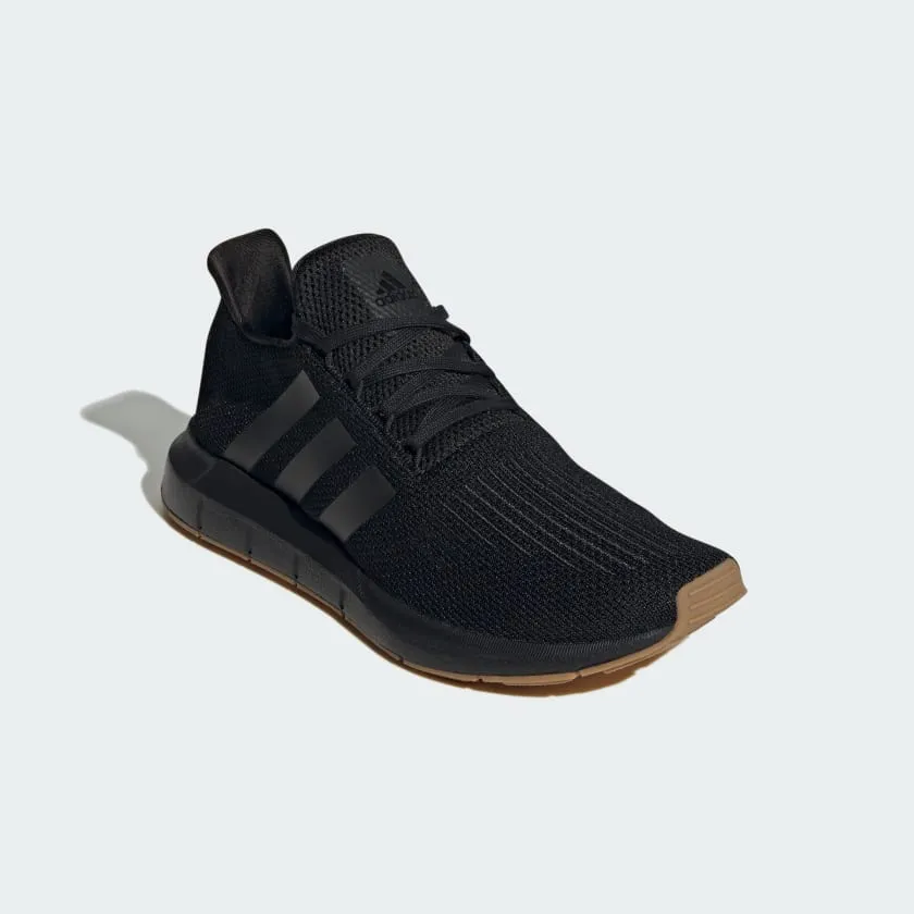ADIDAS HERREN SWIFT RUN SCHWARZ/GUMMI LAUFSCHUHE