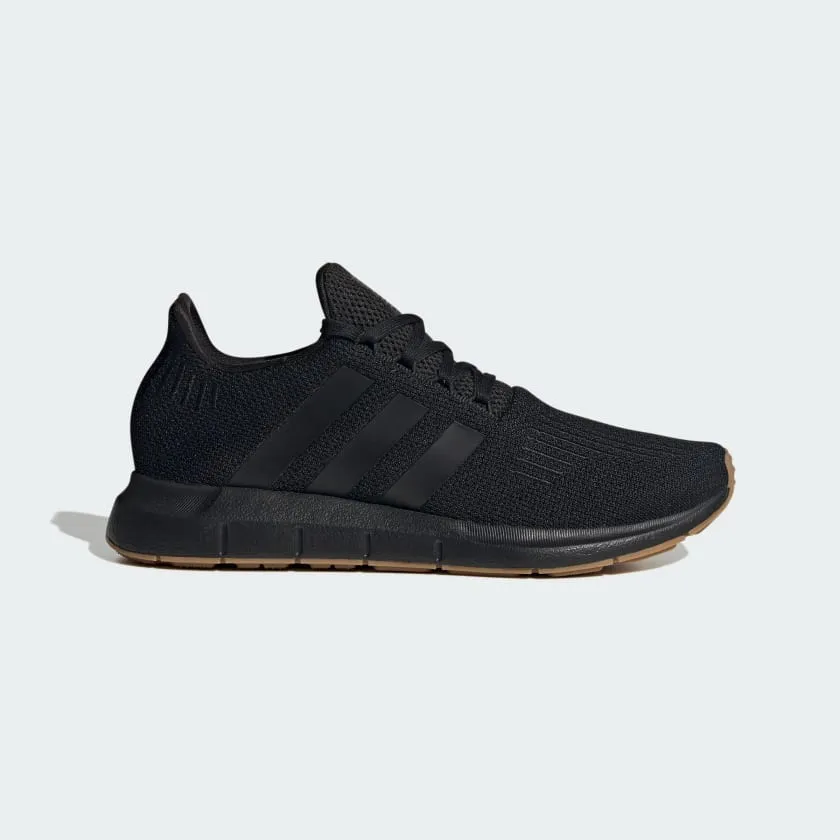ADIDAS HERREN SWIFT RUN SCHWARZ/GUMMI LAUFSCHUHE