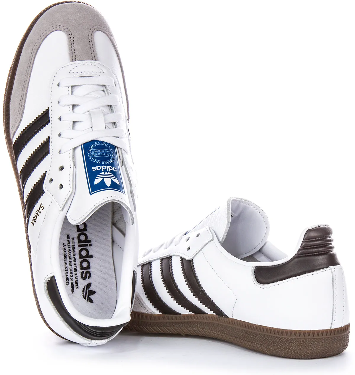 Adidas Samba OG Turnschuhe in Weiß Schwarz