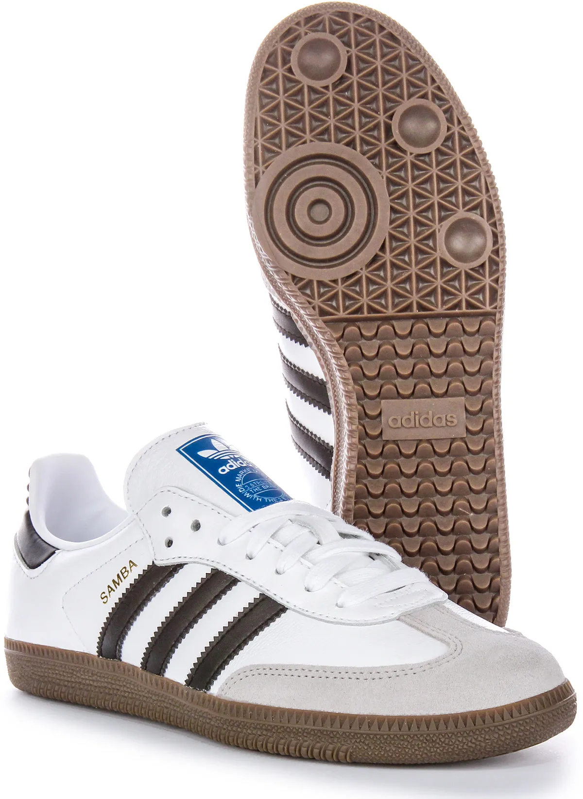Adidas Samba OG Turnschuhe in Weiß Schwarz