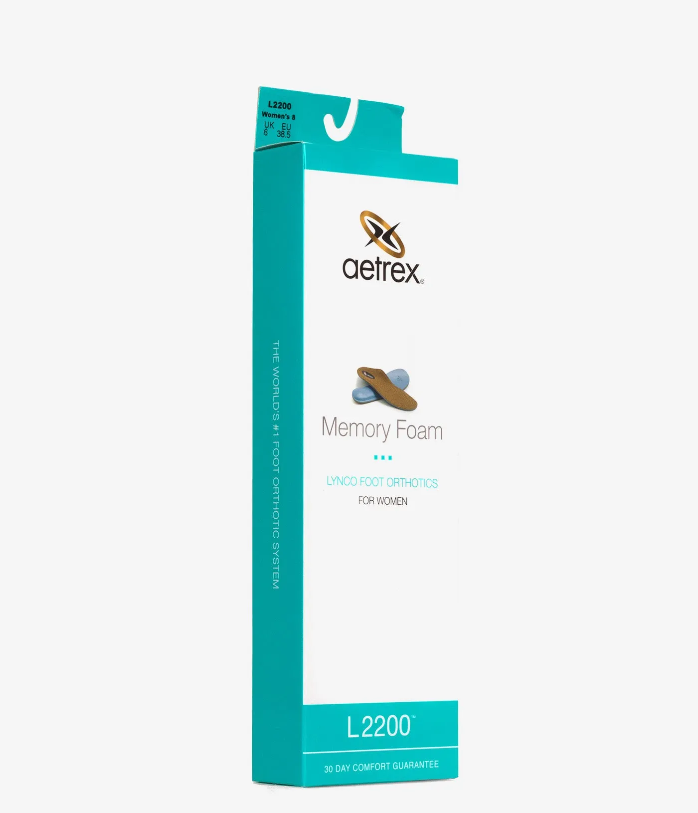 Aetrex Memory Foam Einlegesohle mit mittelhohem Fußgewölbe - Damen