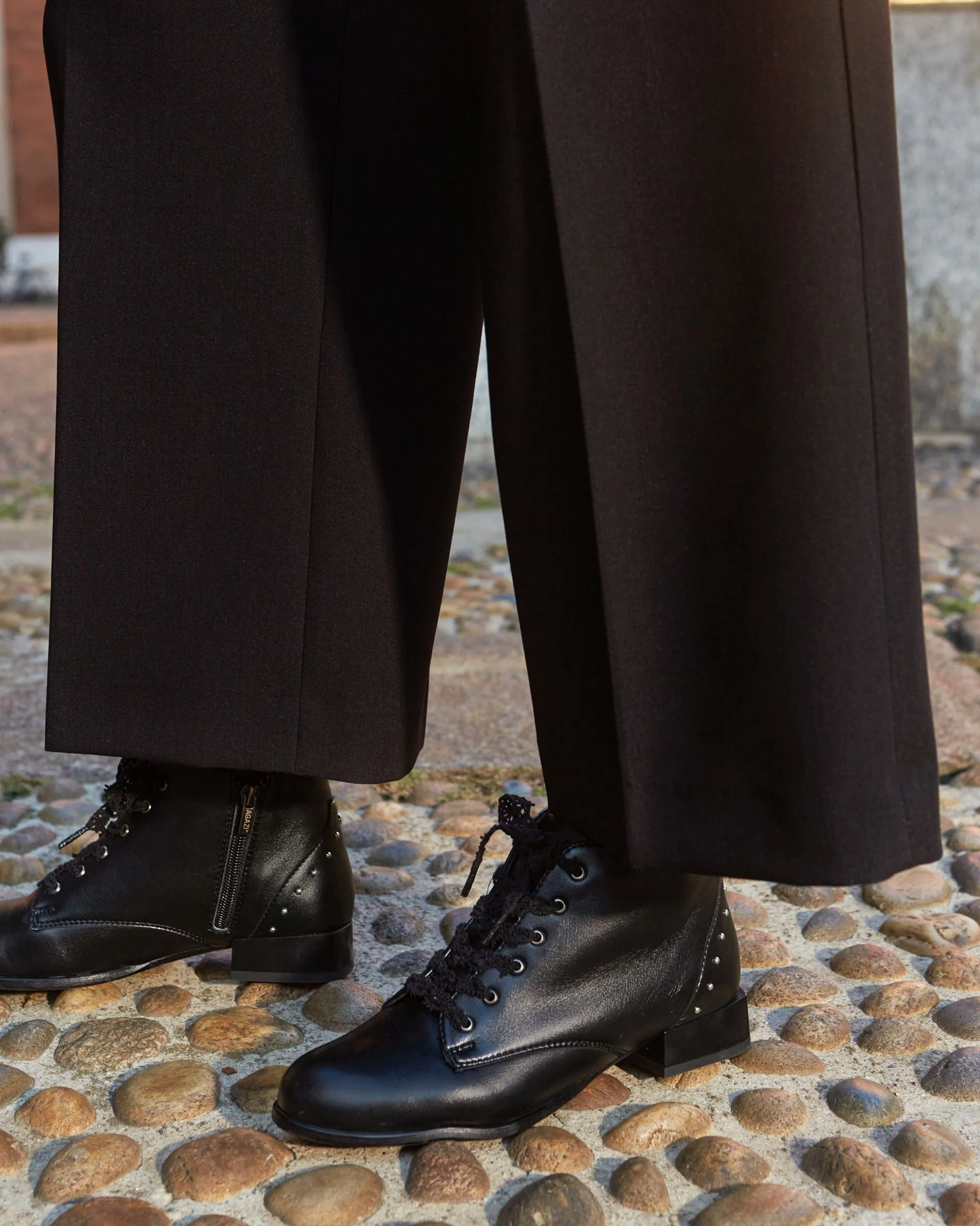 Alex Vegan Leder Stiefel | Schwarz
