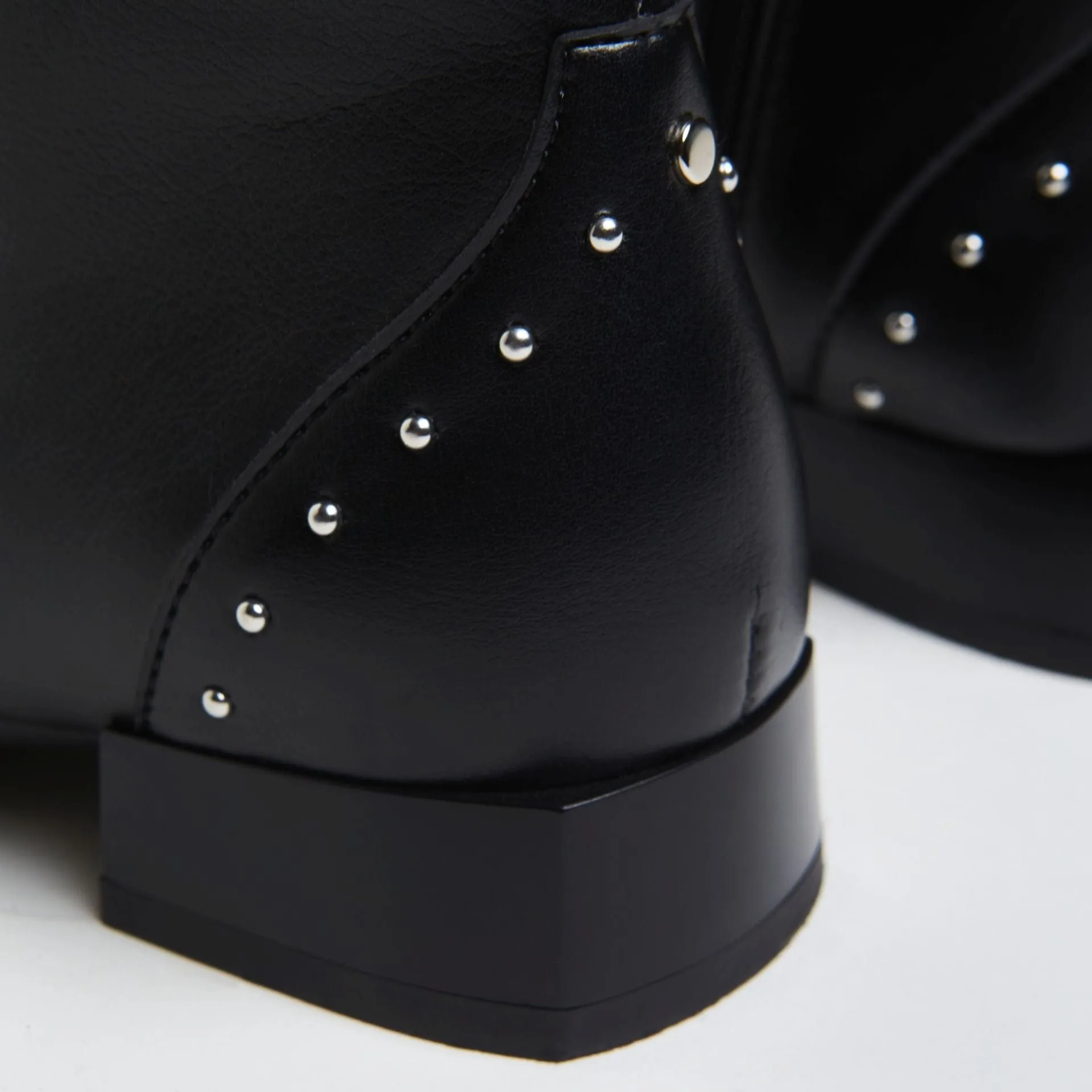 Alex Vegan Leder Stiefel | Schwarz