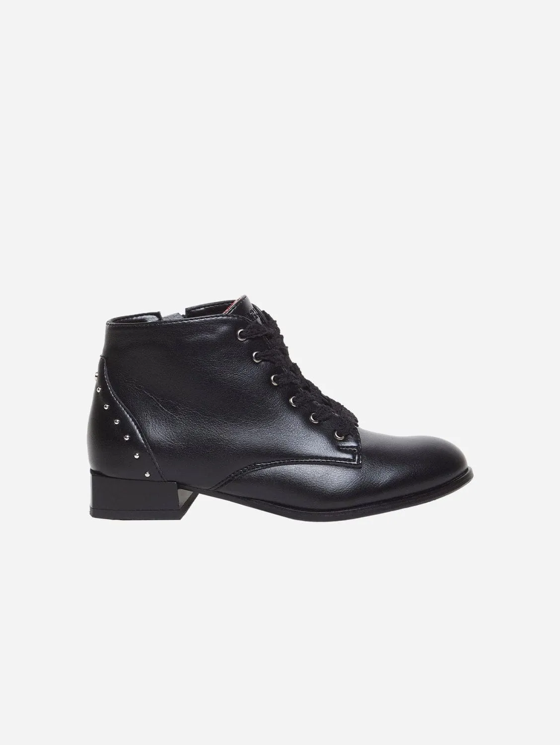 Alex Vegan Leder Stiefel | Schwarz