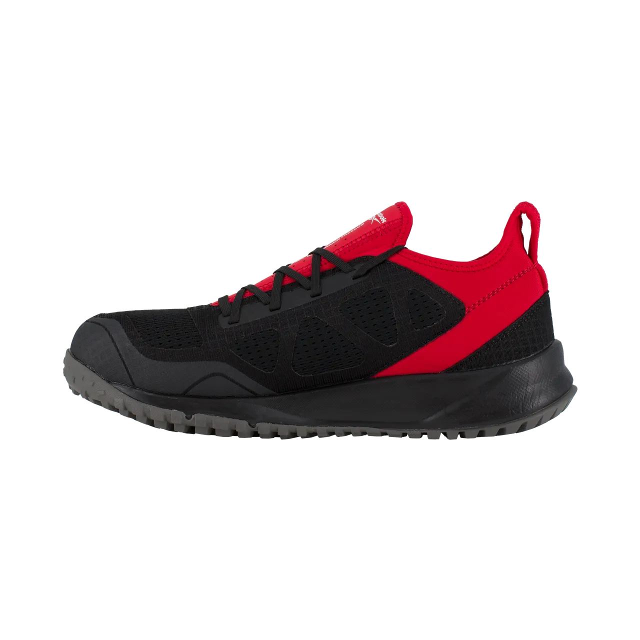 All-Terrain Stahlkappen-Sportschuh für die Arbeit Schwarz/Rot
