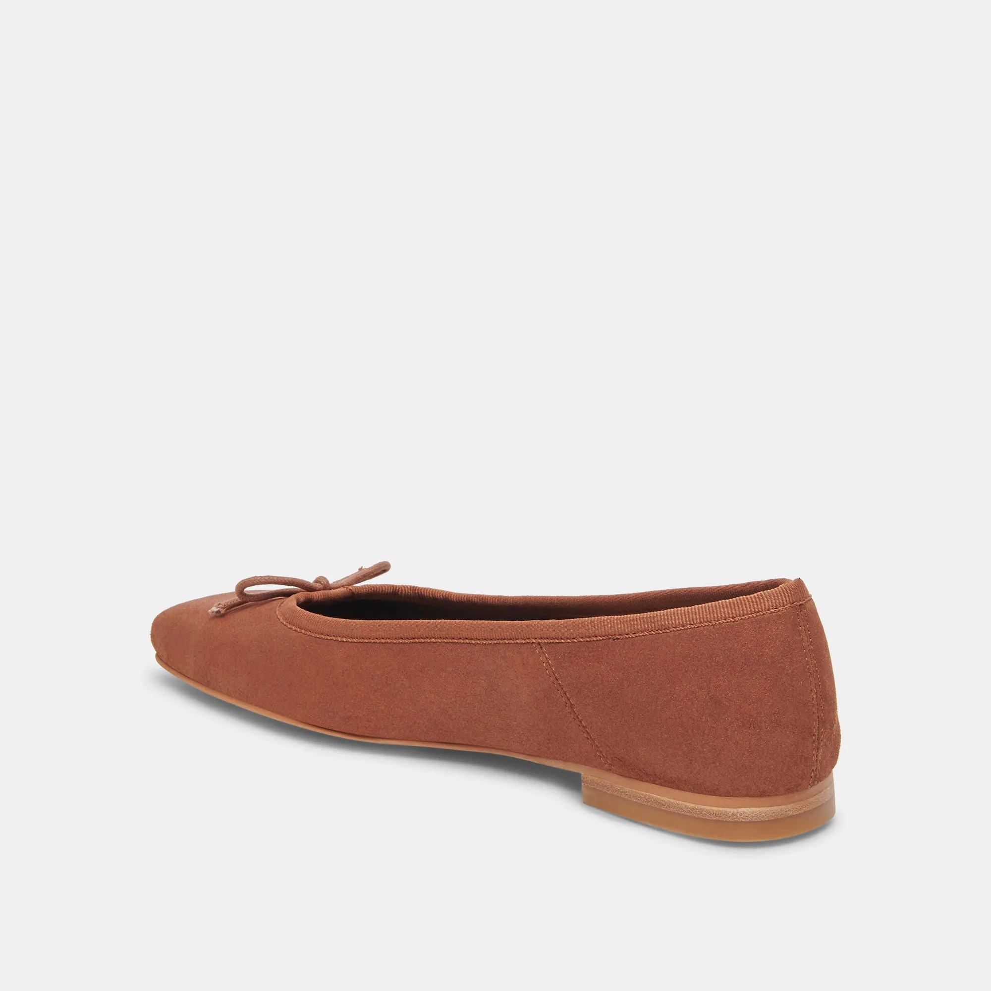ANISA BALLETTFLACHER IN KUPFERMETALLIC SUEDE
