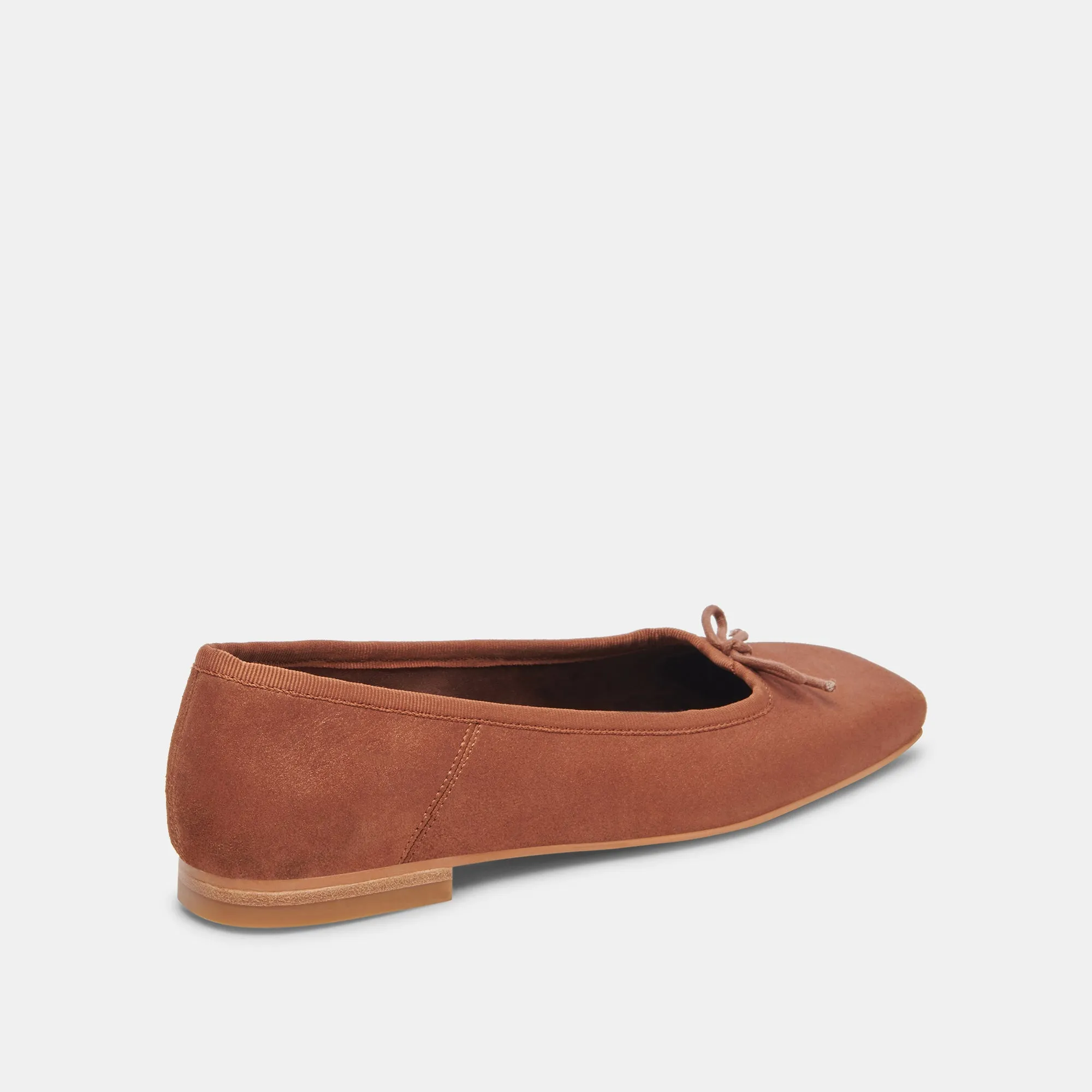 ANISA BALLETTFLACHER IN KUPFERMETALLIC SUEDE