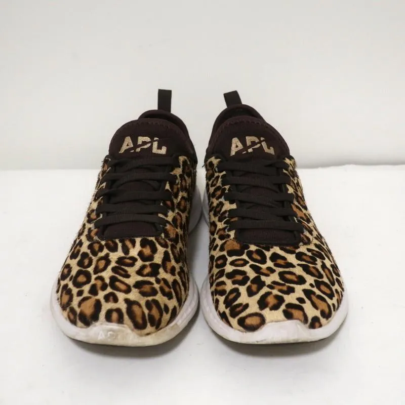 APL Athletic Propulsion Labs Iconic Phantom Sneakers Cheetah Kalbshaar Größe 7.5