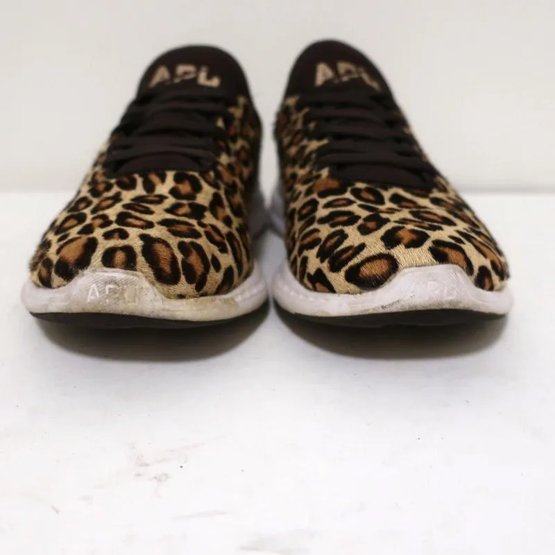 APL Athletic Propulsion Labs Iconic Phantom Sneakers Cheetah Kalbshaar Größe 7.5