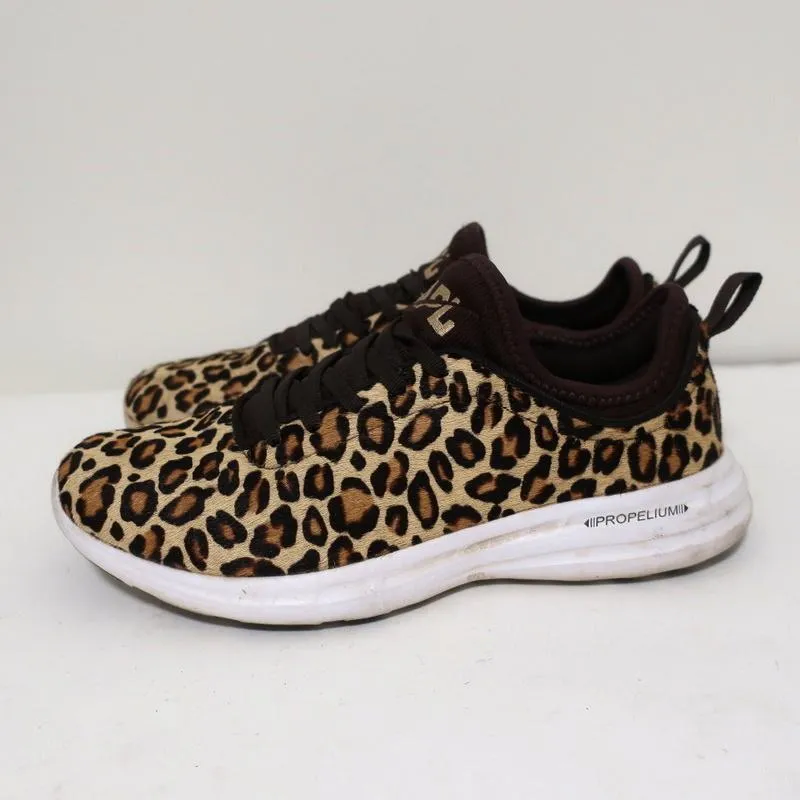 APL Athletic Propulsion Labs Iconic Phantom Sneakers Cheetah Kalbshaar Größe 7.5