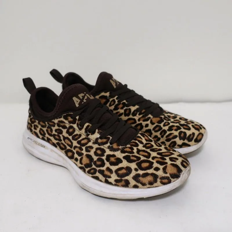 APL Athletic Propulsion Labs Iconic Phantom Sneakers Cheetah Kalbshaar Größe 7.5