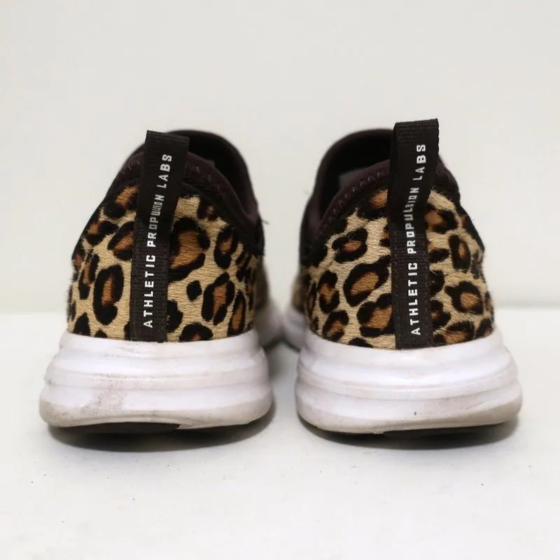 APL Athletic Propulsion Labs Iconic Phantom Sneakers Cheetah Kalbshaar Größe 7.5