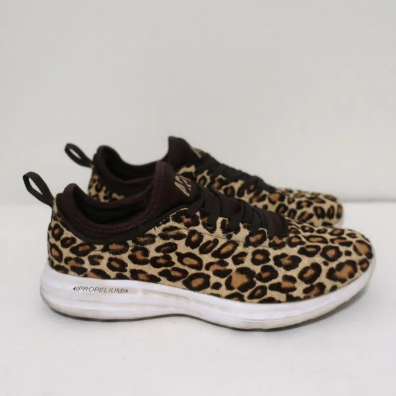 APL Athletic Propulsion Labs Iconic Phantom Sneakers Cheetah Kalbshaar Größe 7.5