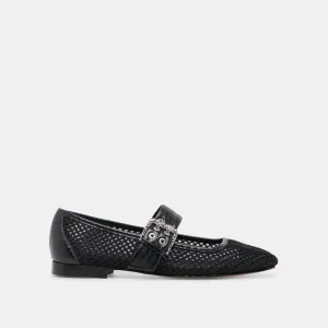 ARORA BALLET FLATS ONYX GEWEBTES MESH