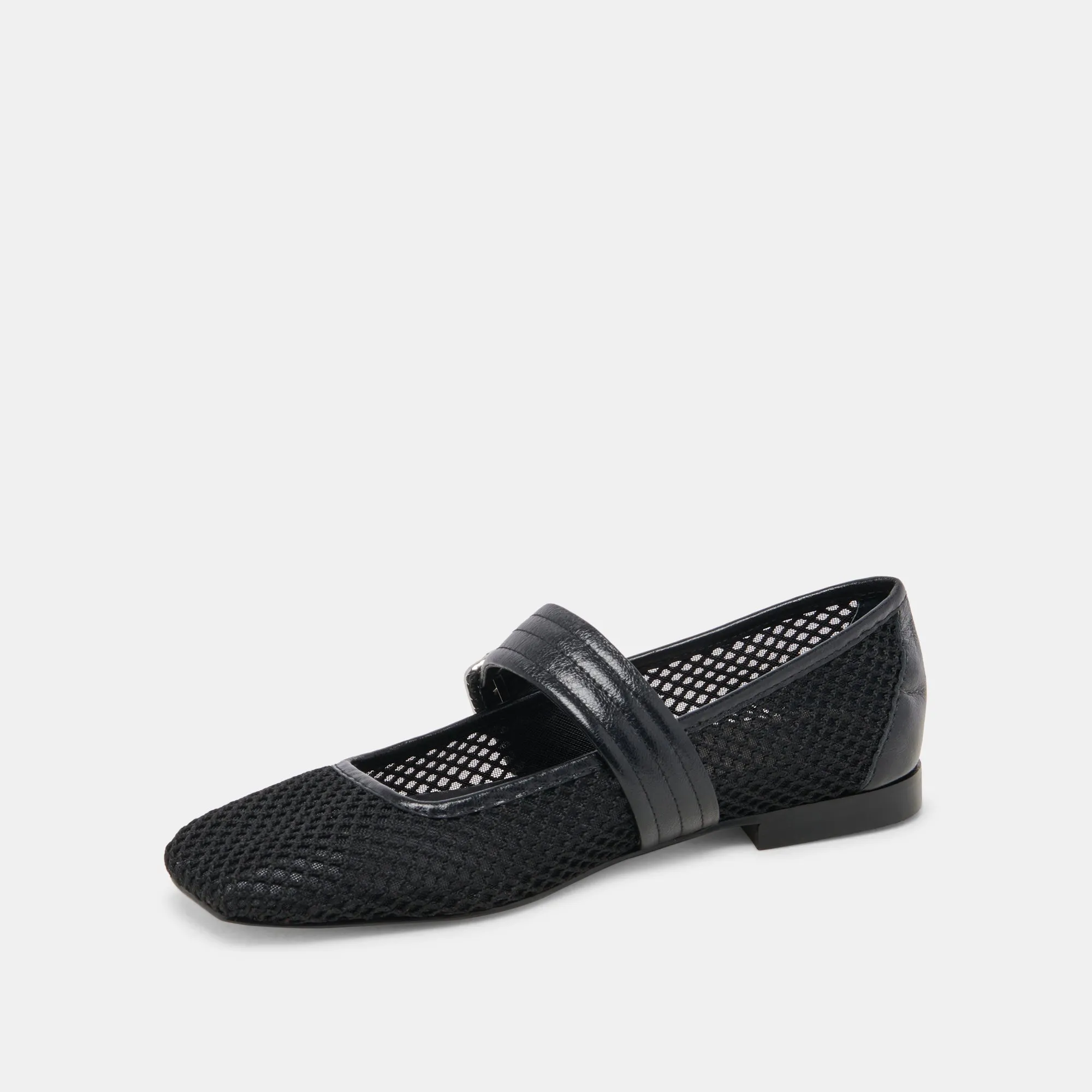 ARORA BALLET FLATS ONYX GEWEBTES MESH