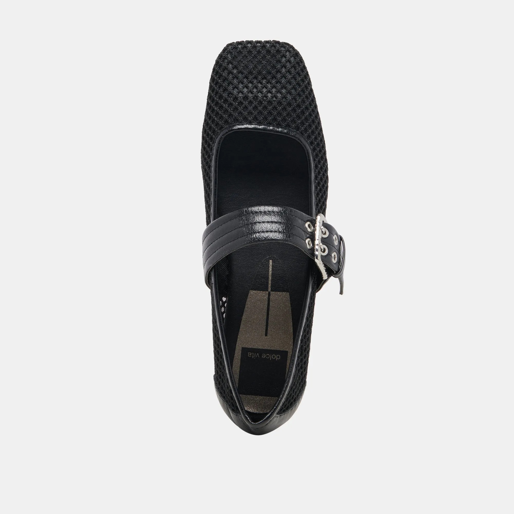 ARORA BALLET FLATS ONYX GEWEBTES MESH