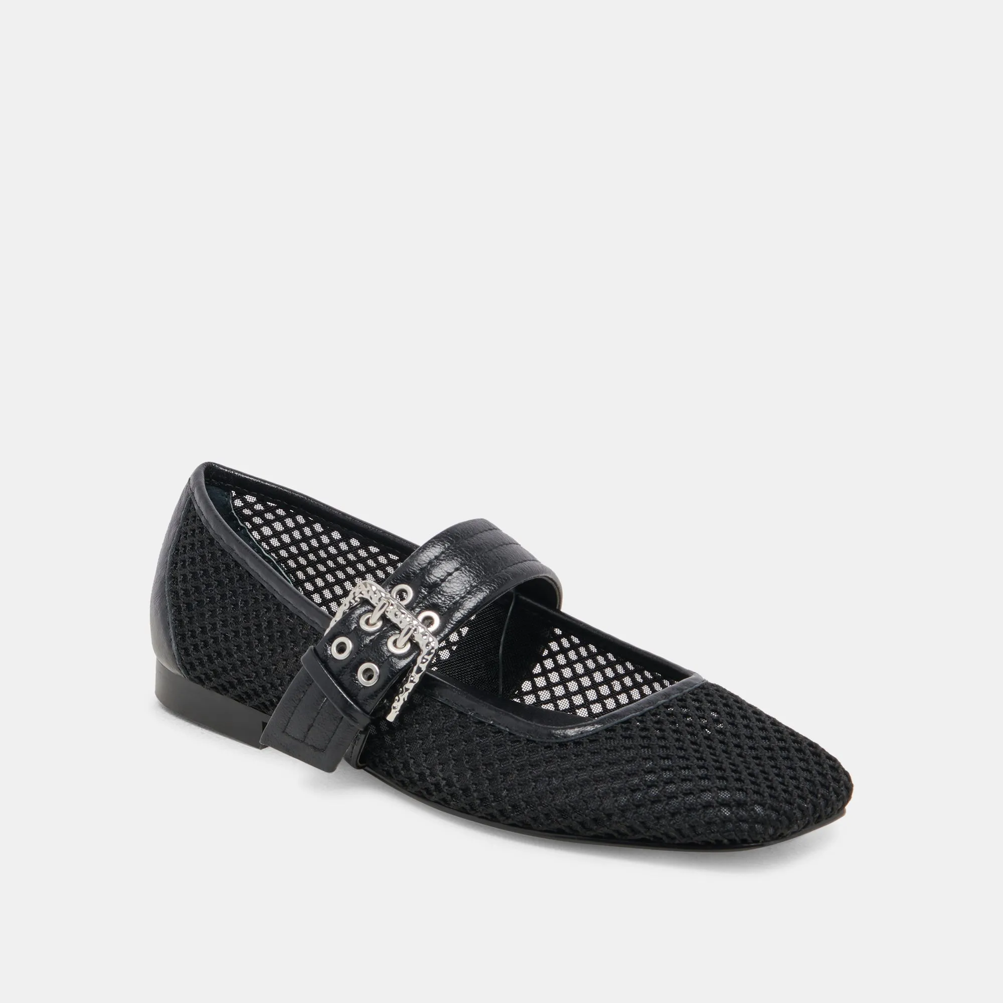 ARORA BALLET FLATS ONYX GEWEBTES MESH