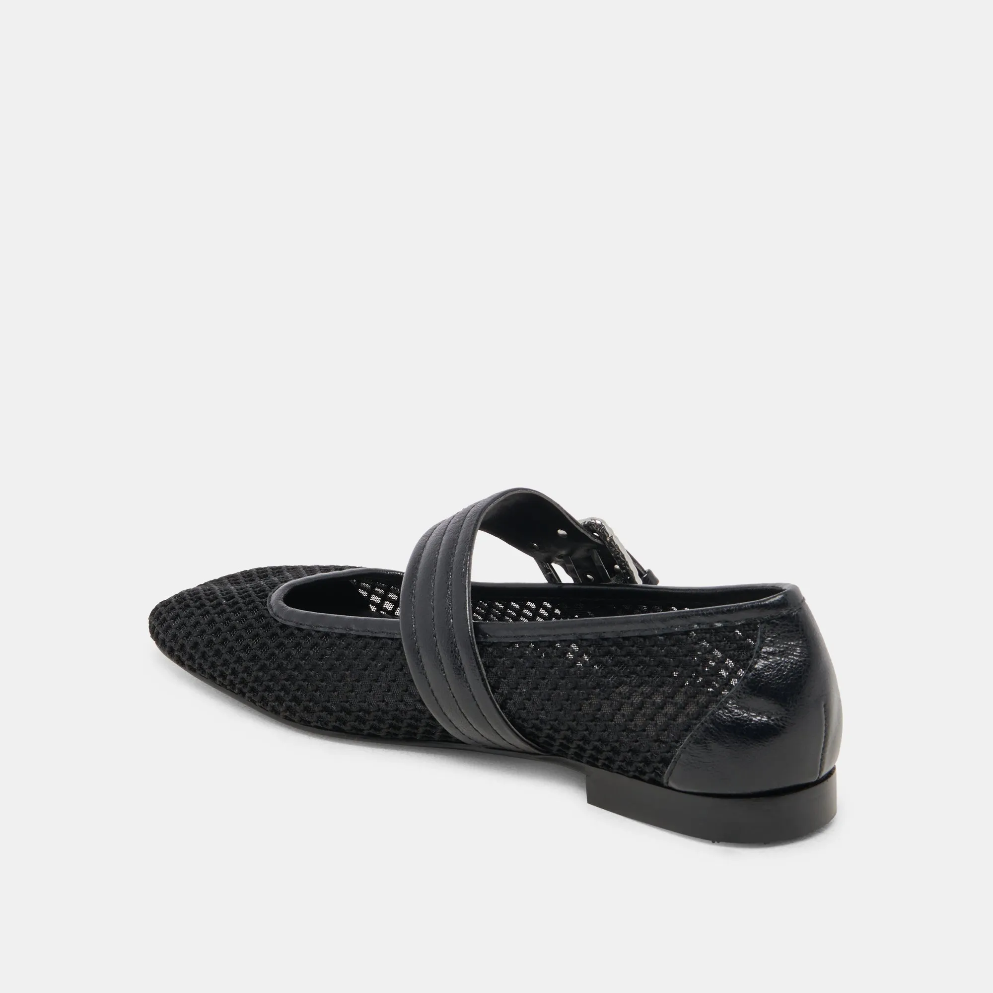 ARORA BALLET FLATS ONYX GEWEBTES MESH
