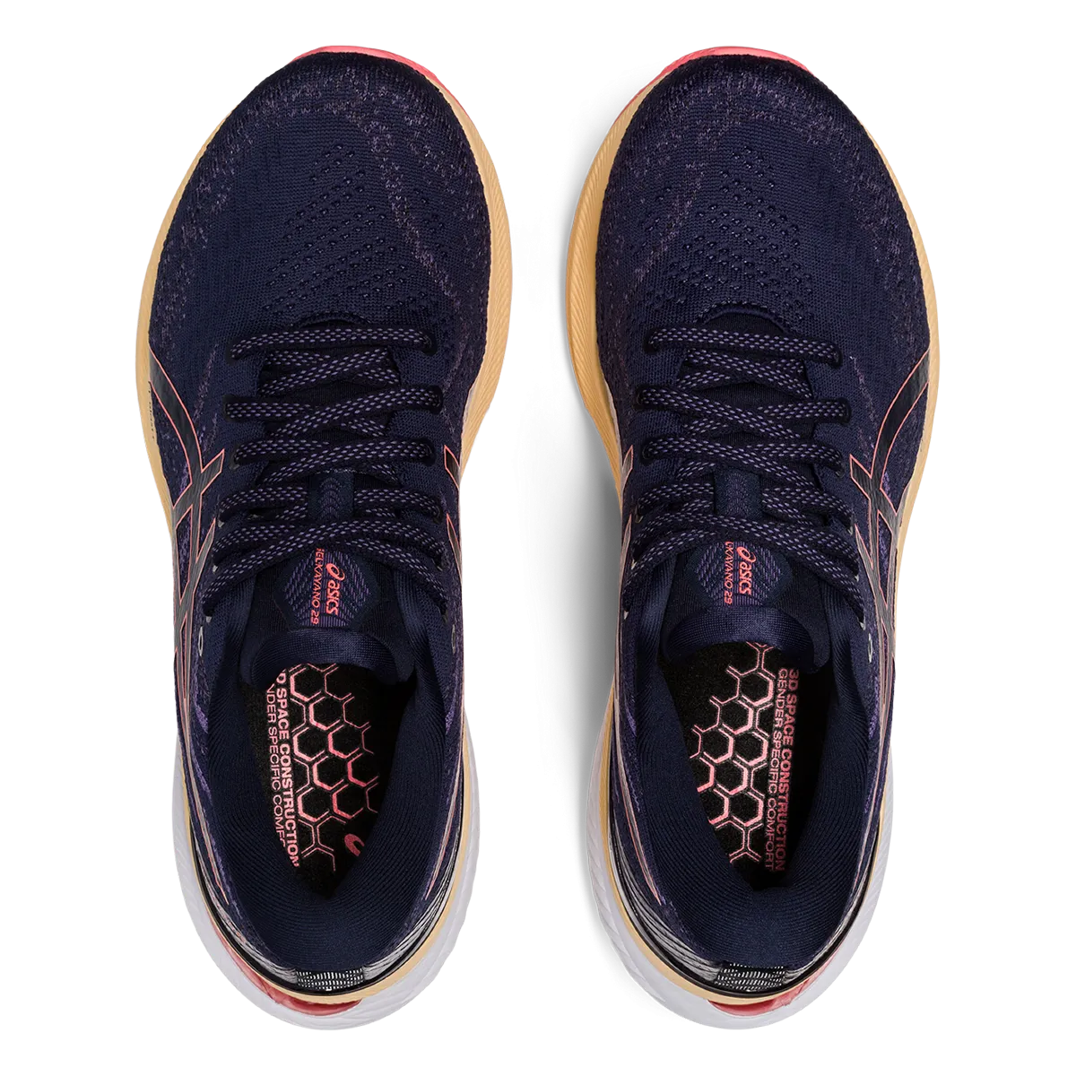 Asics Gel Kayano 29 - Mitternacht - Papaya