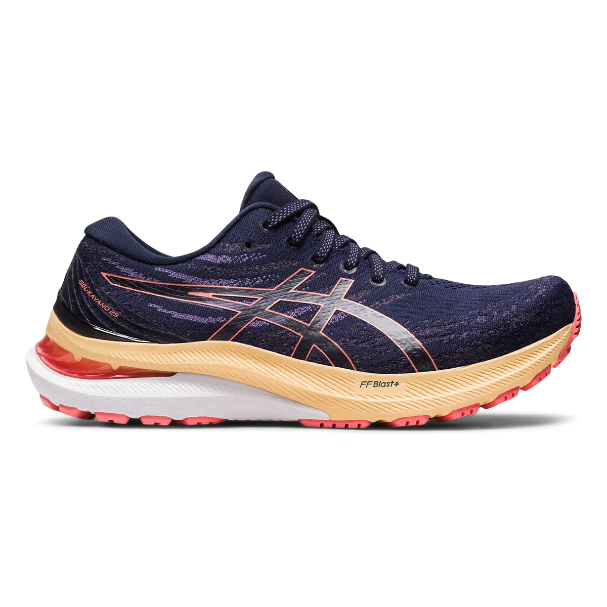 Asics Gel Kayano 29 - Mitternacht - Papaya