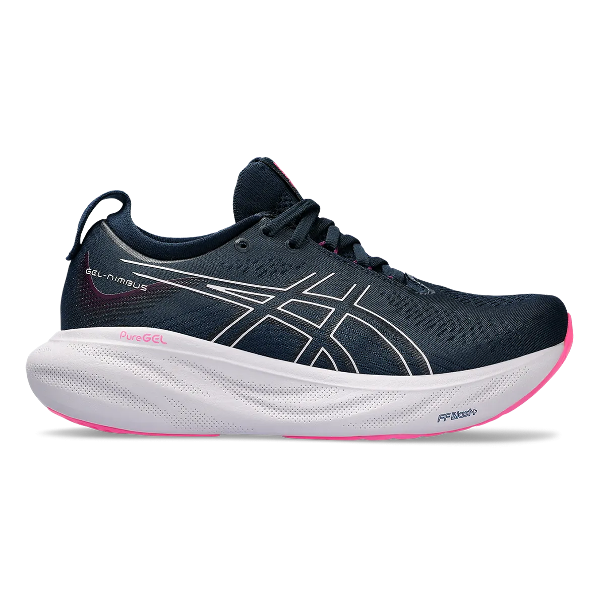 Asics Gel Nimbus 25 - Französisch Blau - Lila Akzent