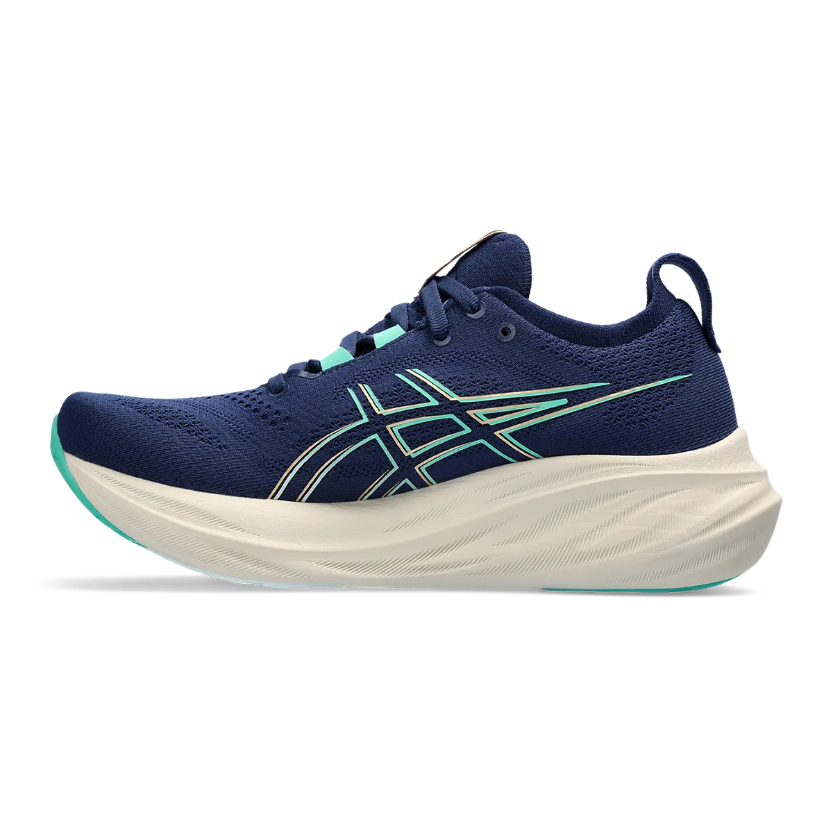 Asics Gel Nimbus 26 - Blaue Weite - Aurora Grün