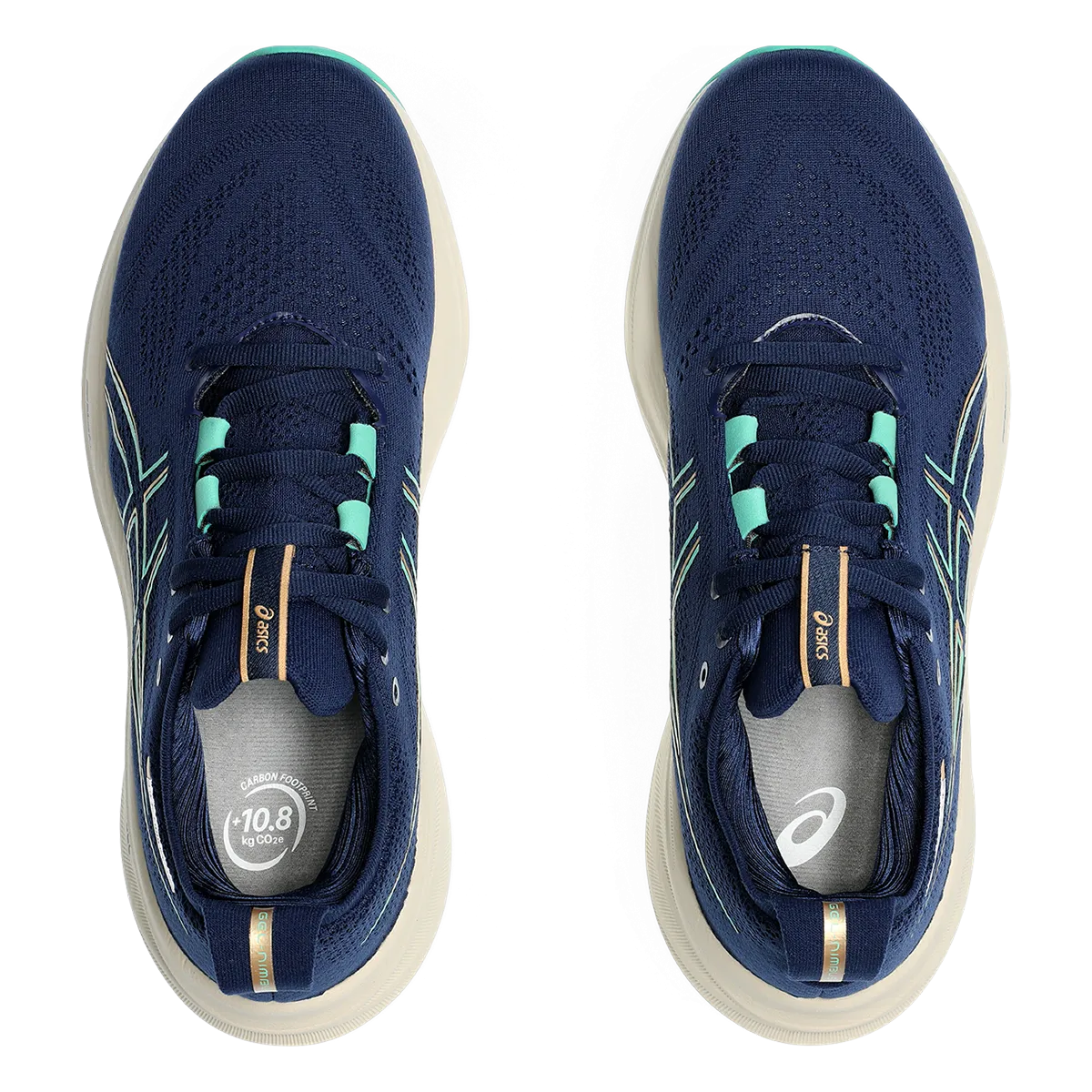 Asics Gel Nimbus 26 - Blaue Weite - Aurora Grün
