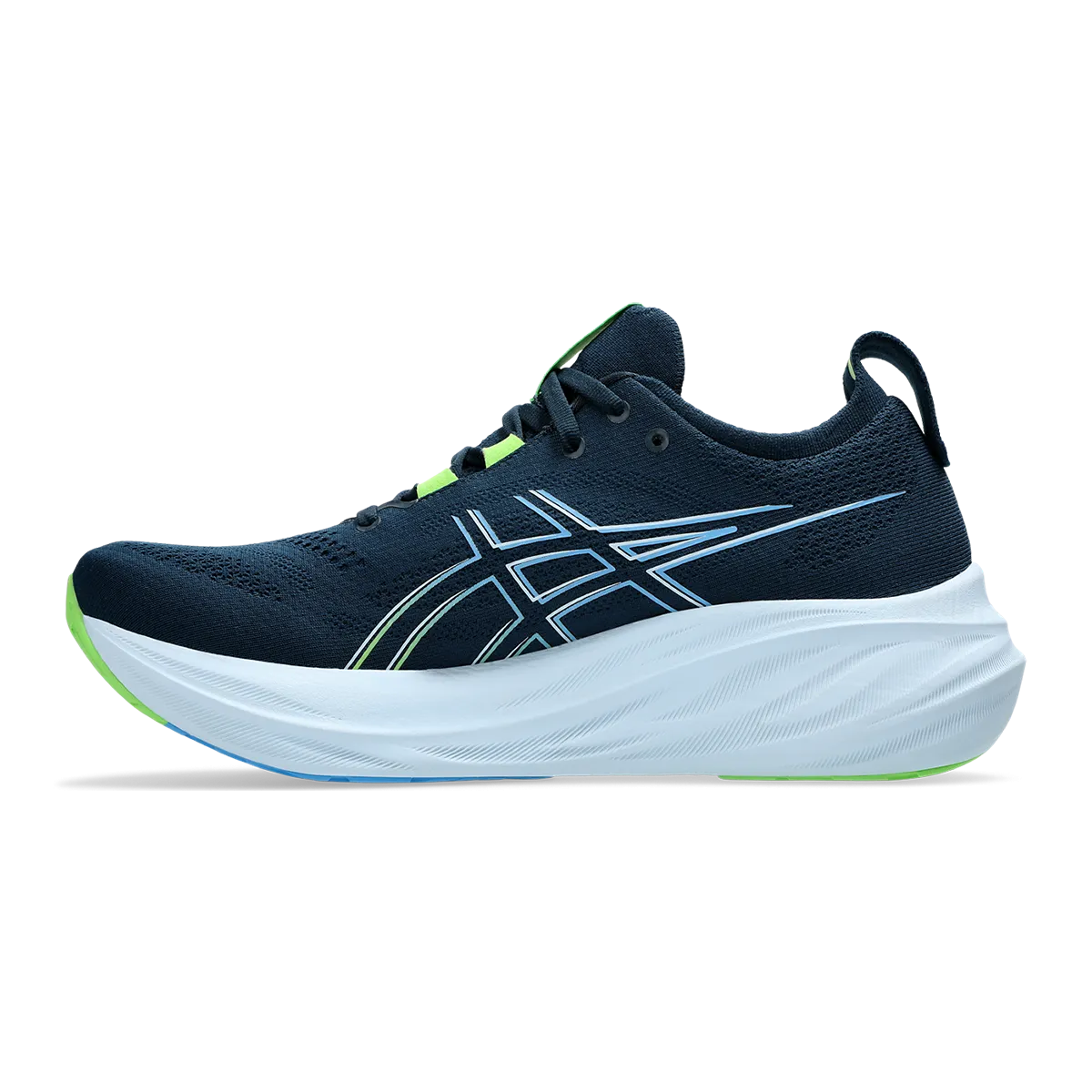 Asics Gel Nimbus 26 - Französisch Blau - Elektrisches Limette