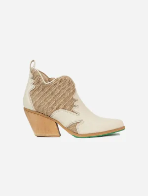 Atlantis Vegane Apfel-Leder Cowboystiefel | Beige