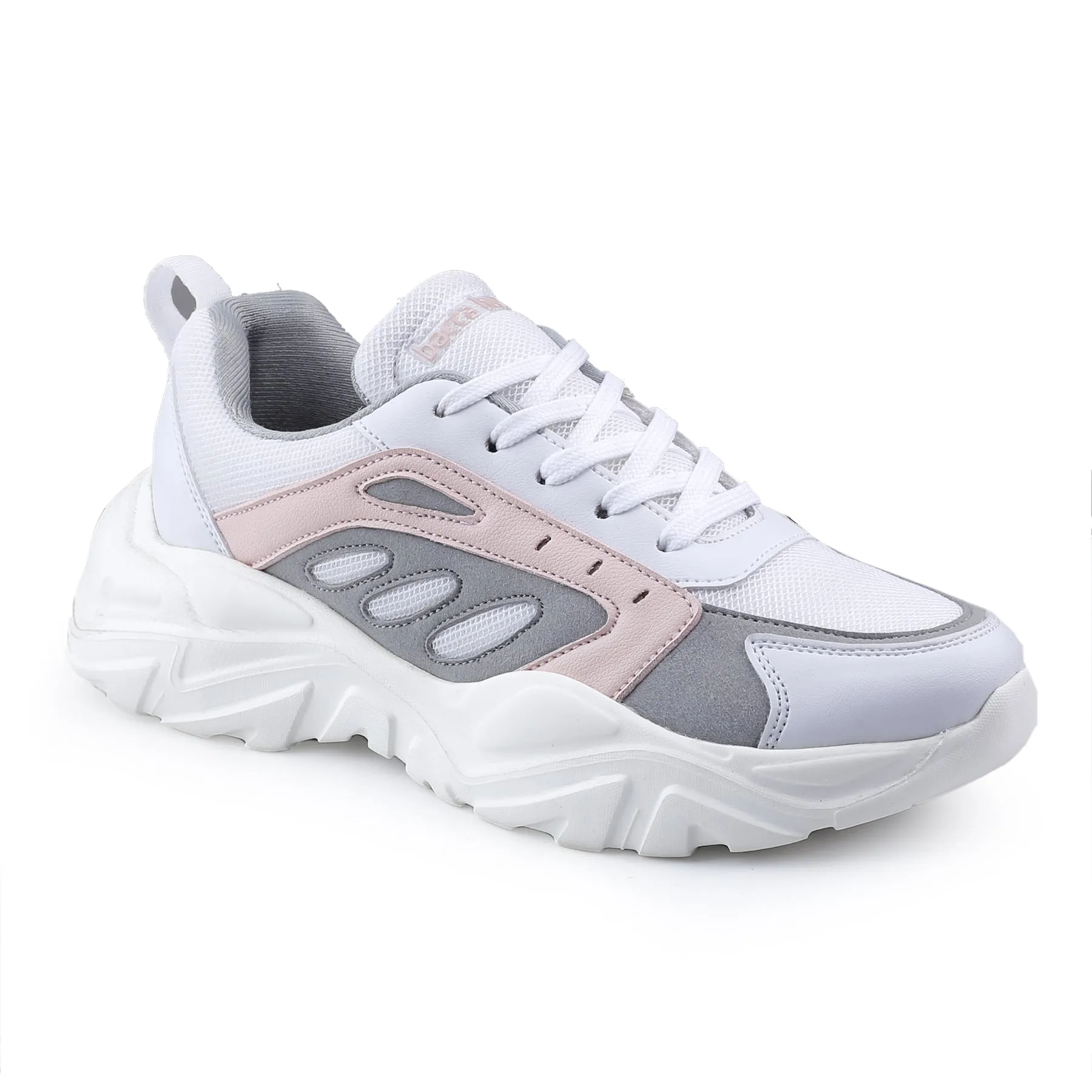 Bacca Bucci EMMA Low-Top Plateau-Mode-Sneaker für Damen | Streetwear Chunky Sneakers