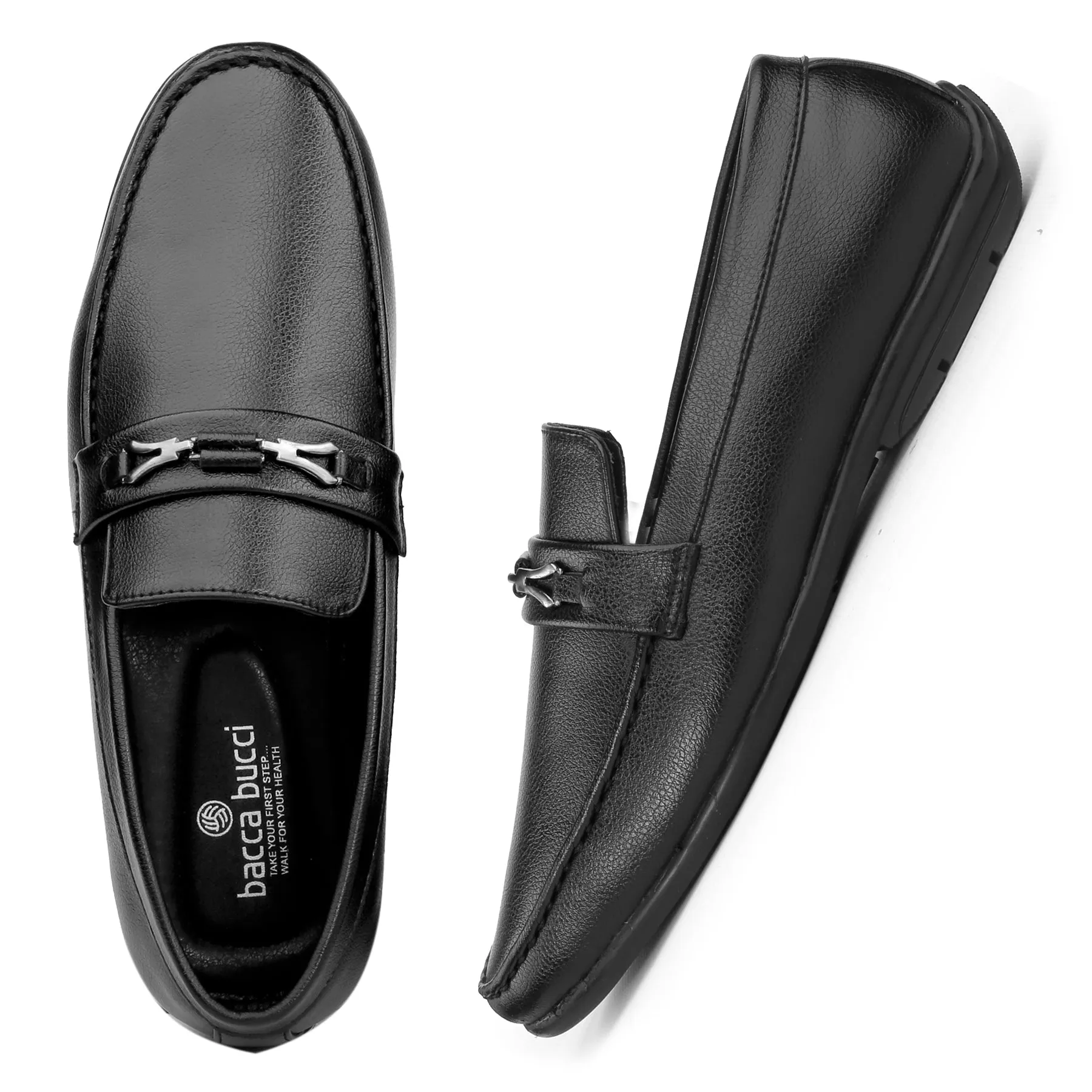 Bacca Bucci Herren LUNA Freizeit-Slip-On-Loafer Mokassins Leichte Autoschuhe
