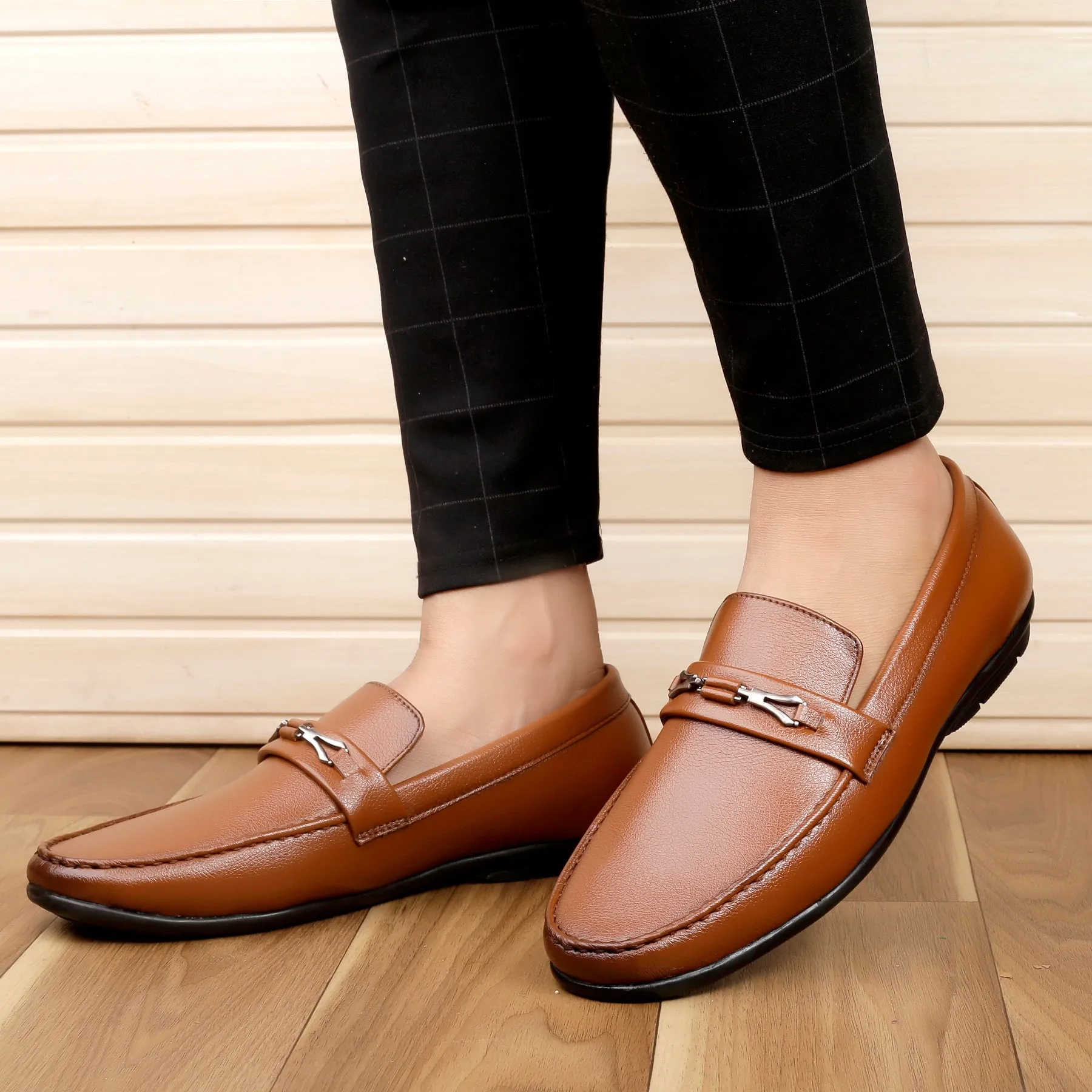 Bacca Bucci Herren LUNA Freizeit-Slip-On-Loafer Mokassins Leichte Autoschuhe