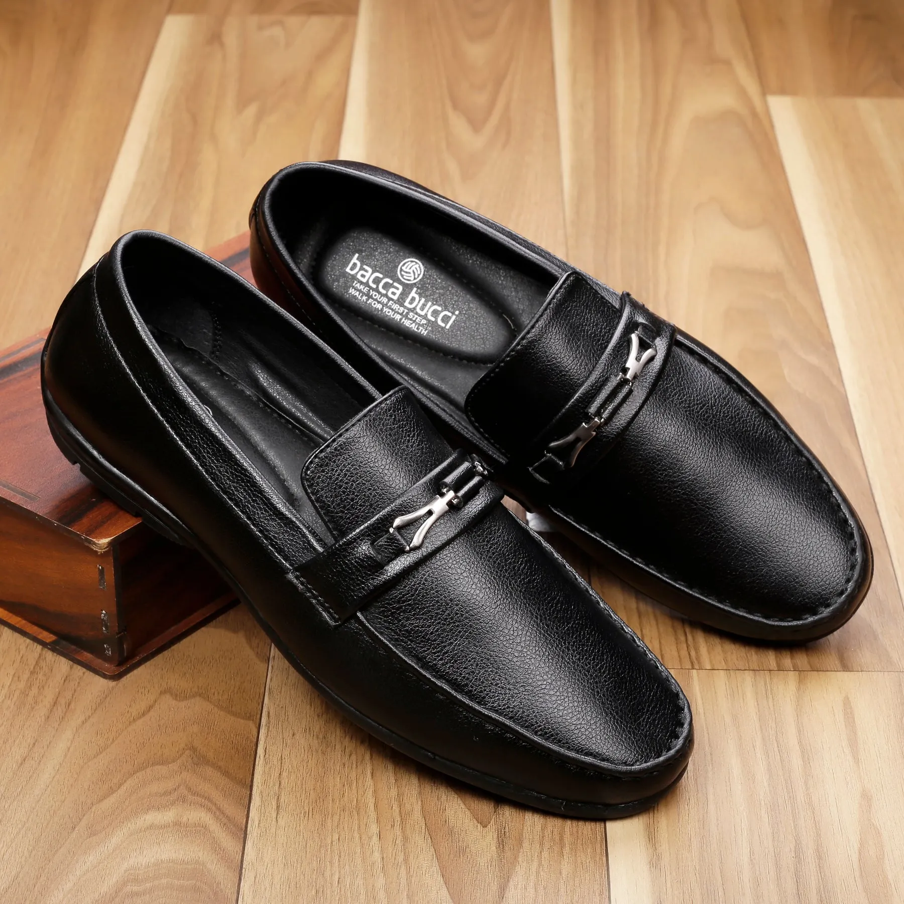 Bacca Bucci Herren LUNA Freizeit-Slip-On-Loafer Mokassins Leichte Autoschuhe