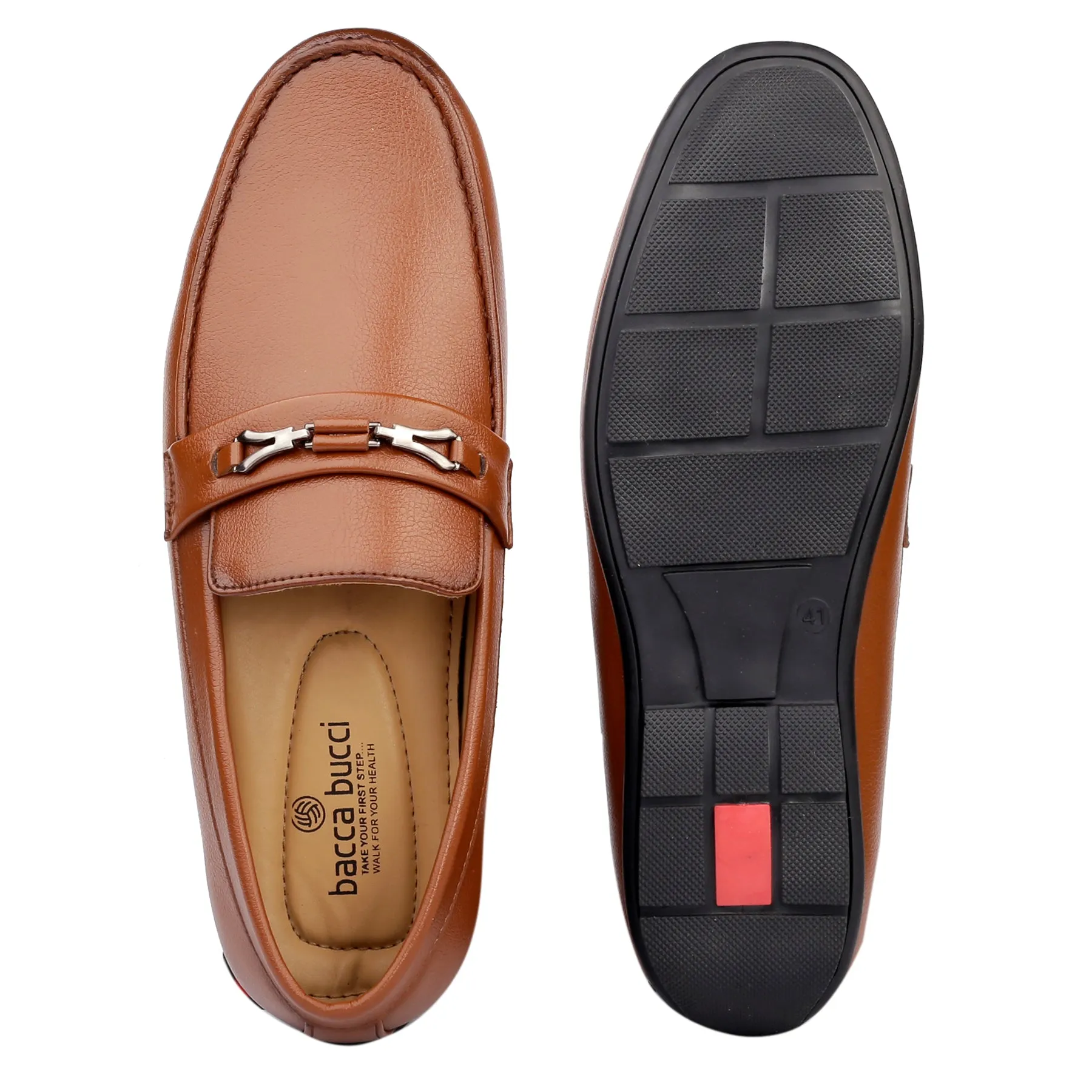 Bacca Bucci Herren LUNA Freizeit-Slip-On-Loafer Mokassins Leichte Autoschuhe