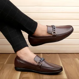 Bacca Bucci Herren VEGAS Freizeit-Slip-On Loafers Mokassins Leichte Autoschuhe