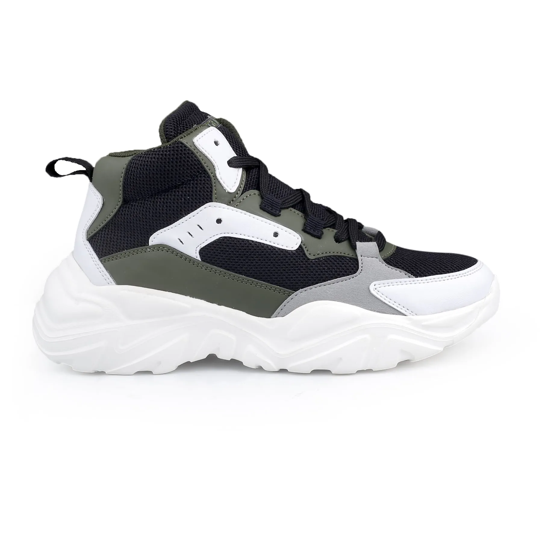 Bacca Bucci NYRA Mid-top Plateau-Mode-Sneaker für Damen | StreetWear Chunky Sneakers
