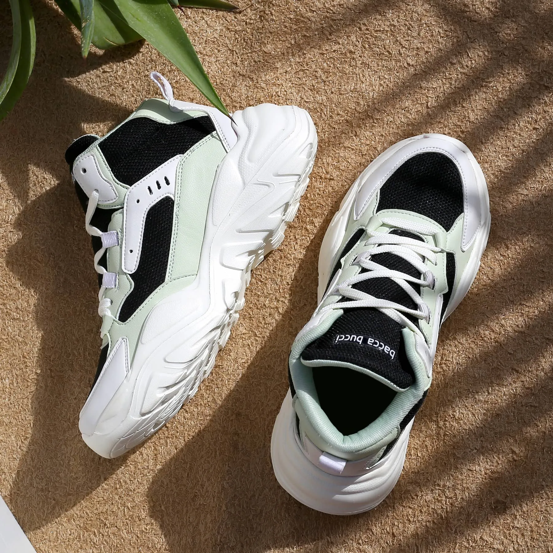 Bacca Bucci NYRA Mid-top Plateau-Mode-Sneaker Für Damen | StreetWear Chunky Sneakers