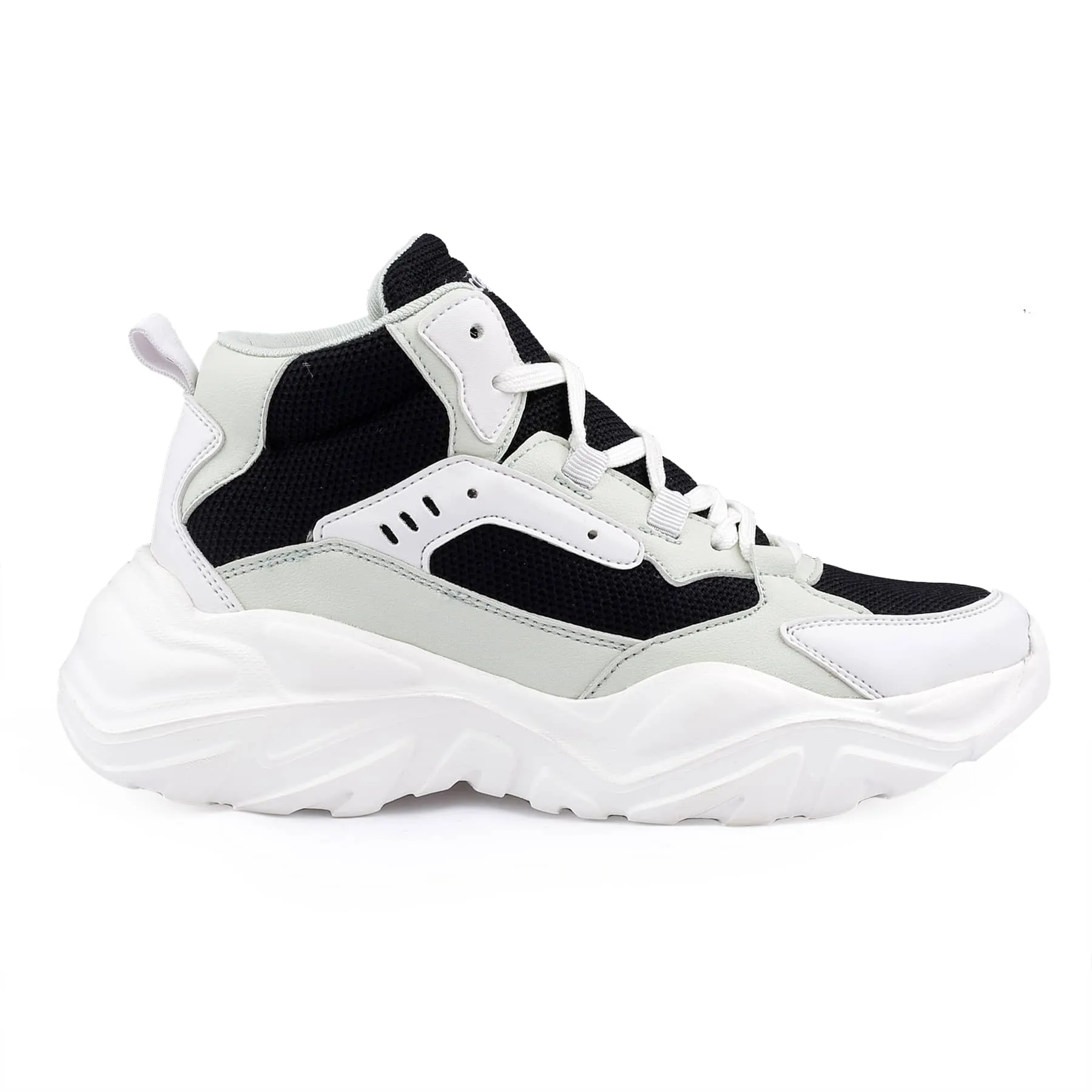 Bacca Bucci NYRA Mid-top Plateau-Mode-Sneaker Für Damen | StreetWear Chunky Sneakers