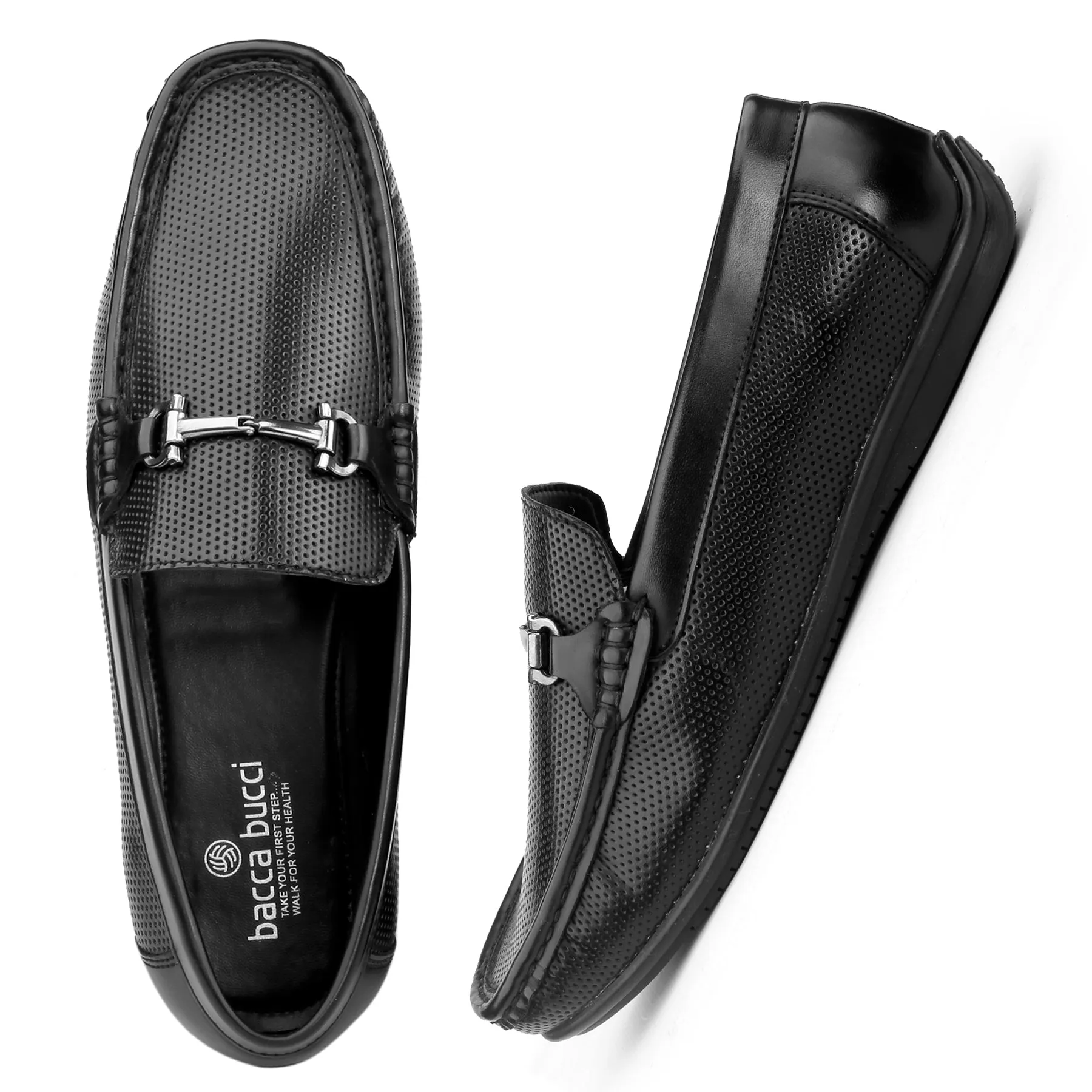 Bacca Bucci PARIS Loafers Moccasins Schuhe für Herren mit eleganter Schnalle
