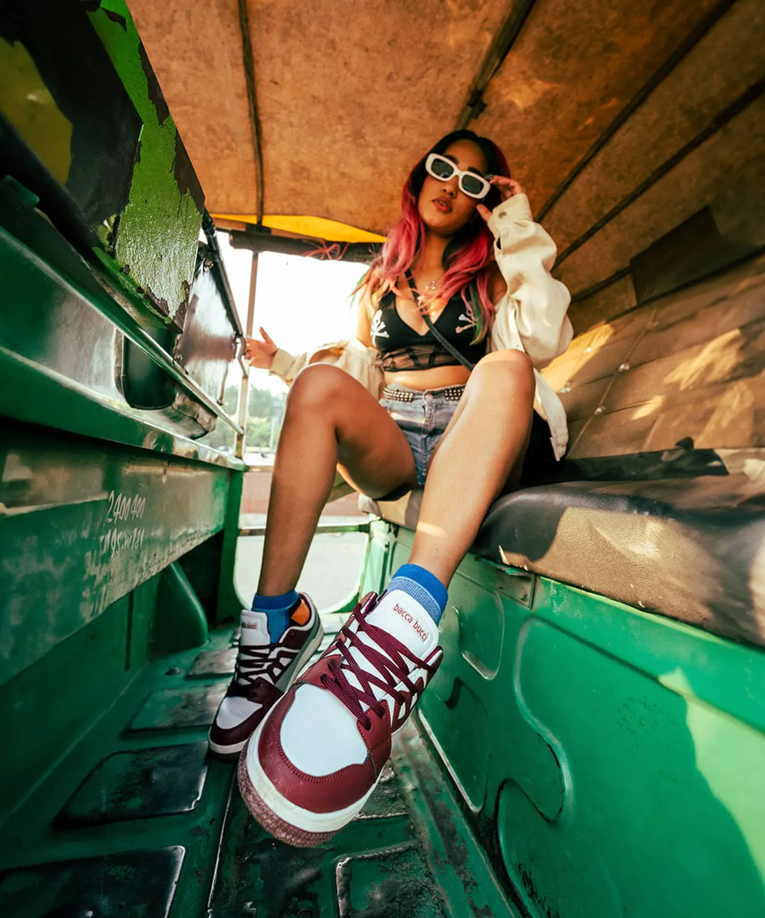 Bacca Bucci SERENITY Low-Top Sneaker mit Flachsohle für Damen