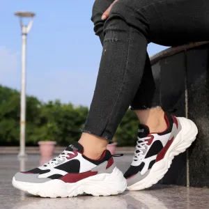 Bacca Bucci SPARK Low-Top Plateau-Sneaker im ColorBlock-Design für Damen | StreetWear Chunky Sneakers