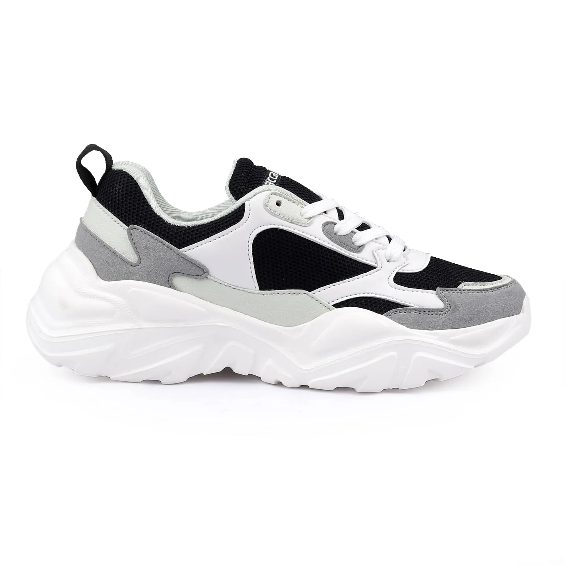 Bacca Bucci SPARK Low-Top Plateau-Sneaker im ColorBlock-Design für Damen | StreetWear Chunky Sneakers