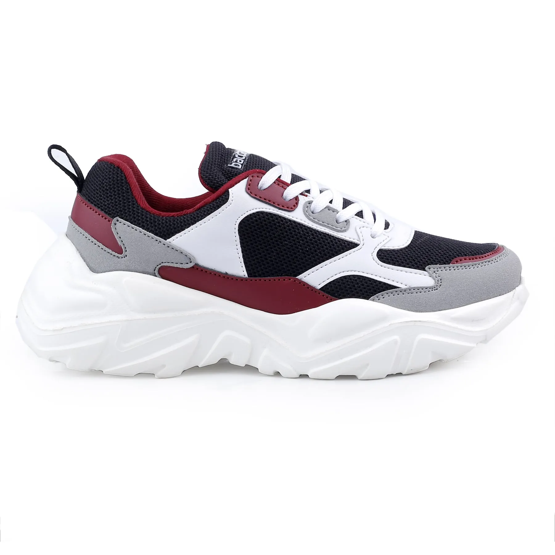 Bacca Bucci SPARK Low-Top Plateau-Sneaker im ColorBlock-Design für Damen | StreetWear Chunky Sneakers