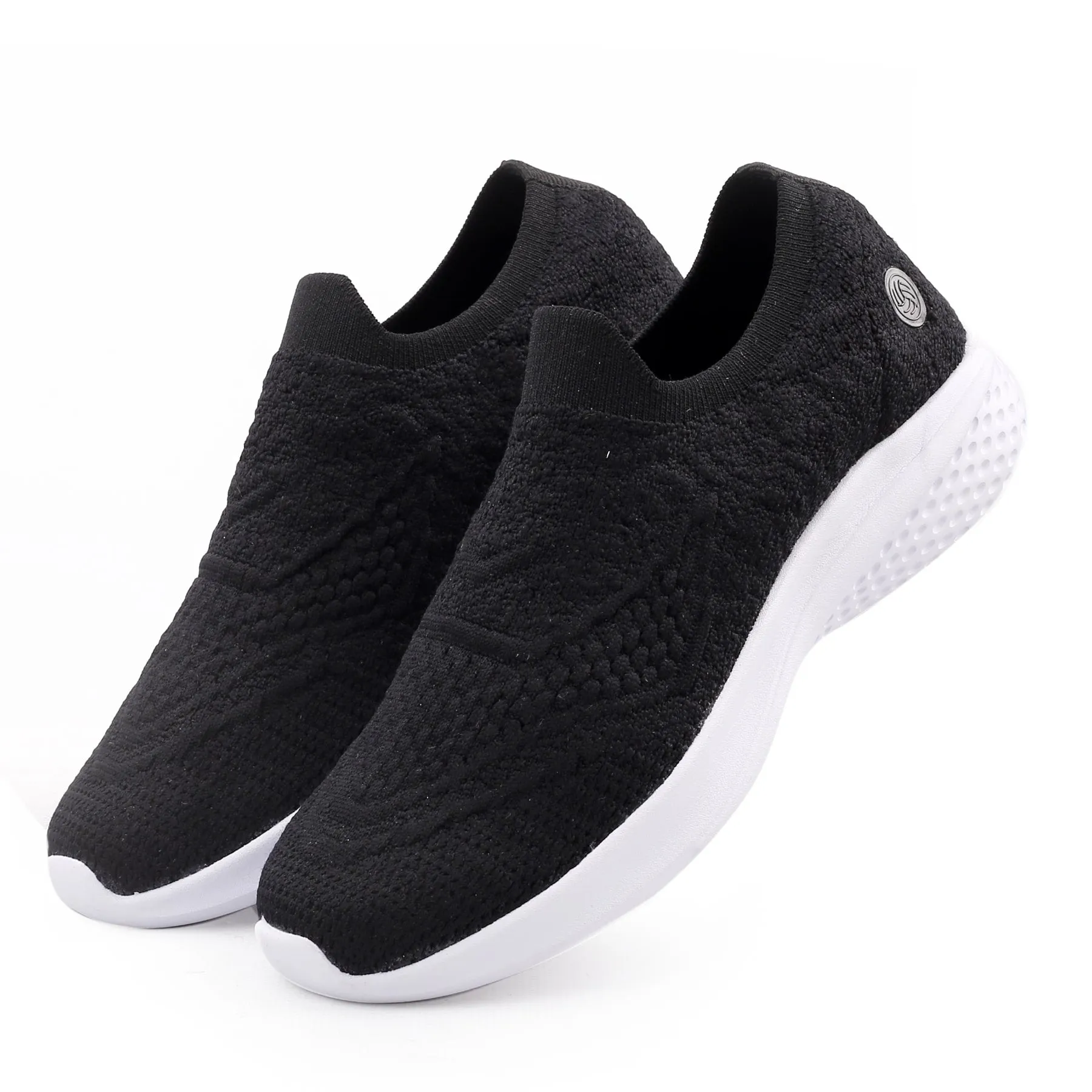 Bacca Bucci Damen WALKER Schlupf-Schuhe Atmungsaktive Mesh-Sportschuhe Sneaker