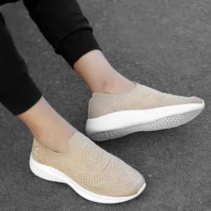 Bacca Bucci Damen WALKER Schlupf-Schuhe Atmungsaktive Mesh-Sportschuhe Sneaker