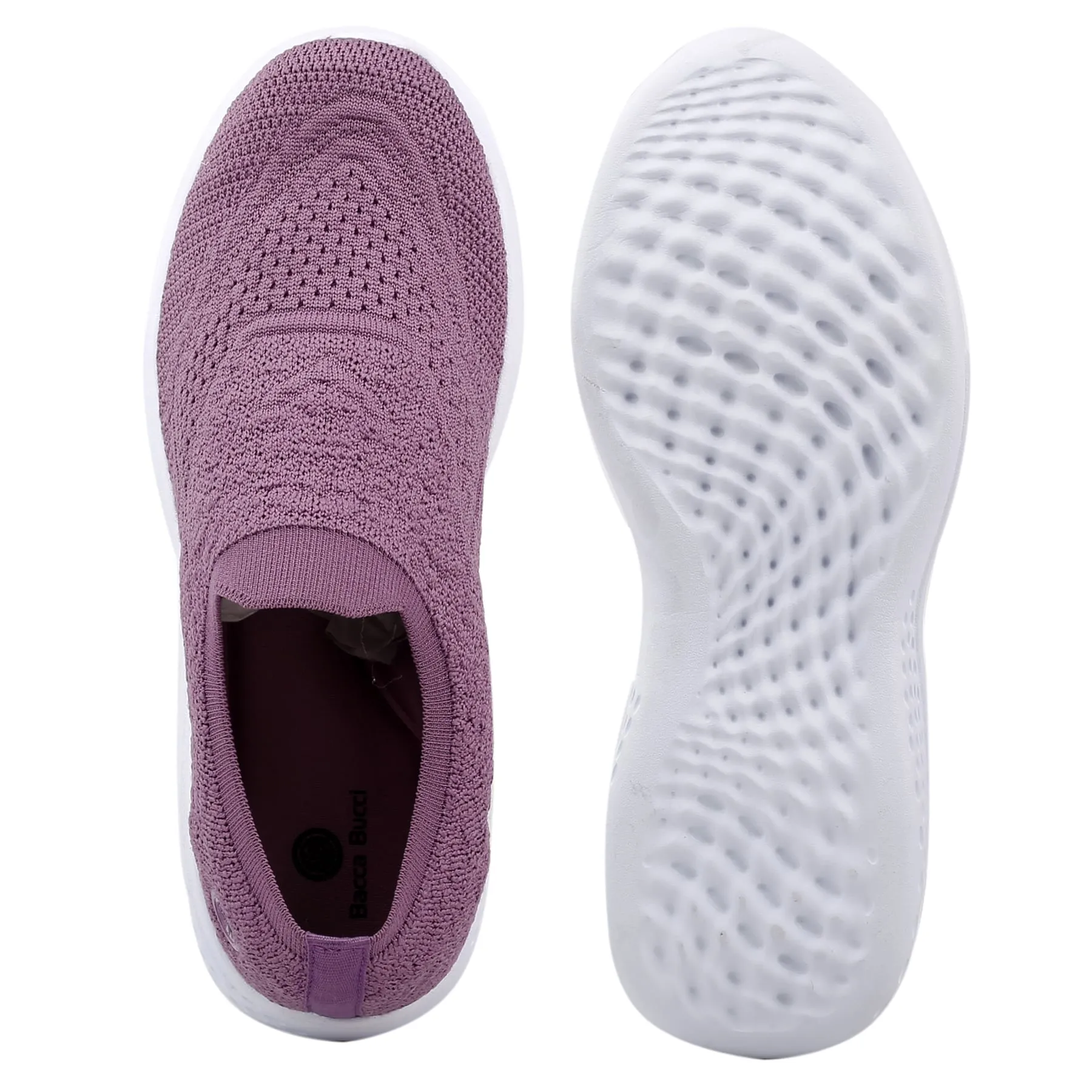 Bacca Bucci Damen WALKER Schlupf-Schuhe Atmungsaktive Mesh-Sportschuhe Sneaker