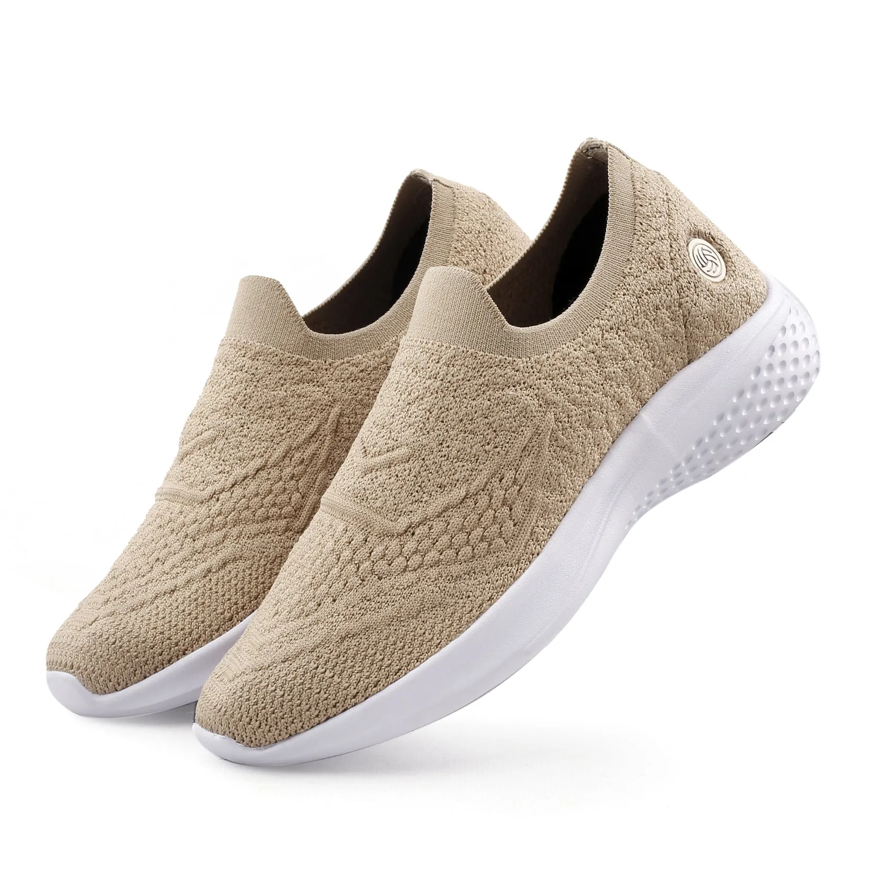 Bacca Bucci Damen WALKER Schlupf-Schuhe Atmungsaktive Mesh-Sportschuhe Sneaker
