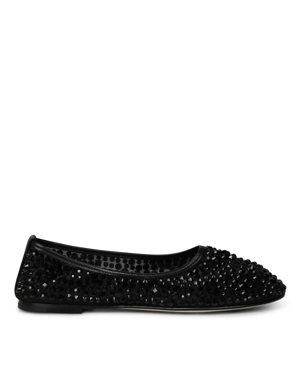 Balla Großer Kristall-Ballettschuh in Schwarz