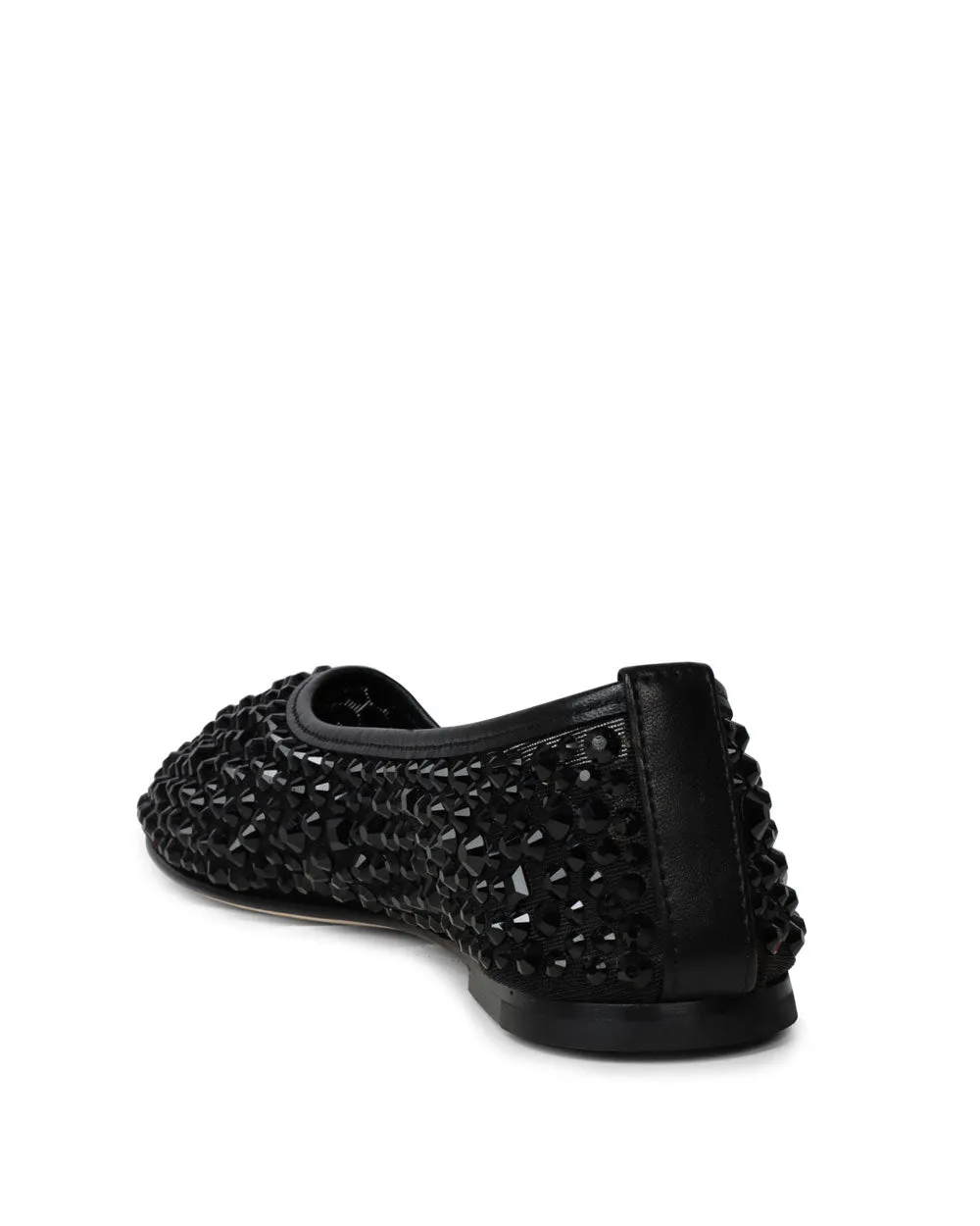 Balla Großer Kristall-Ballettschuh in Schwarz